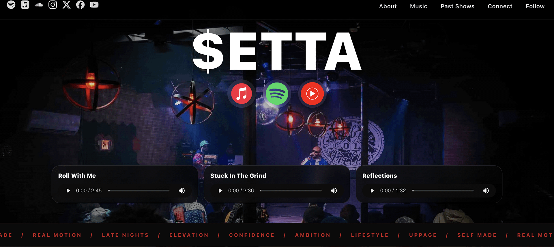 That Man Setta Website